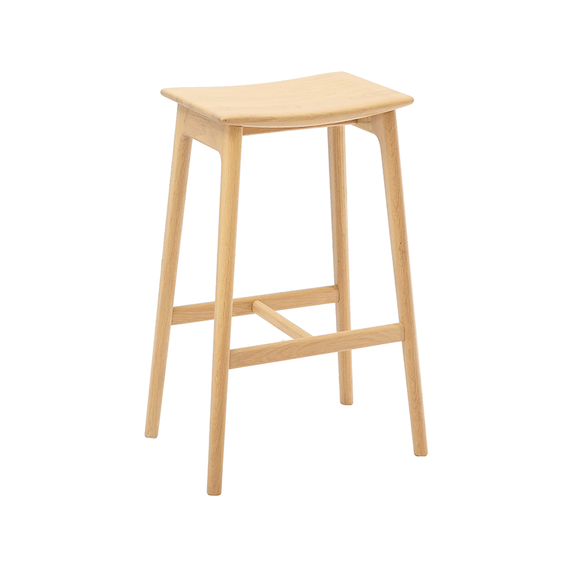 Arc Seat Dip Wood Barhocker