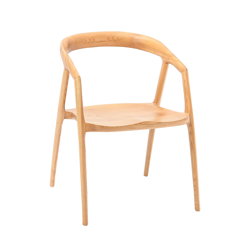 Hip-Fit-Sitz-Dip-Holzstuhl