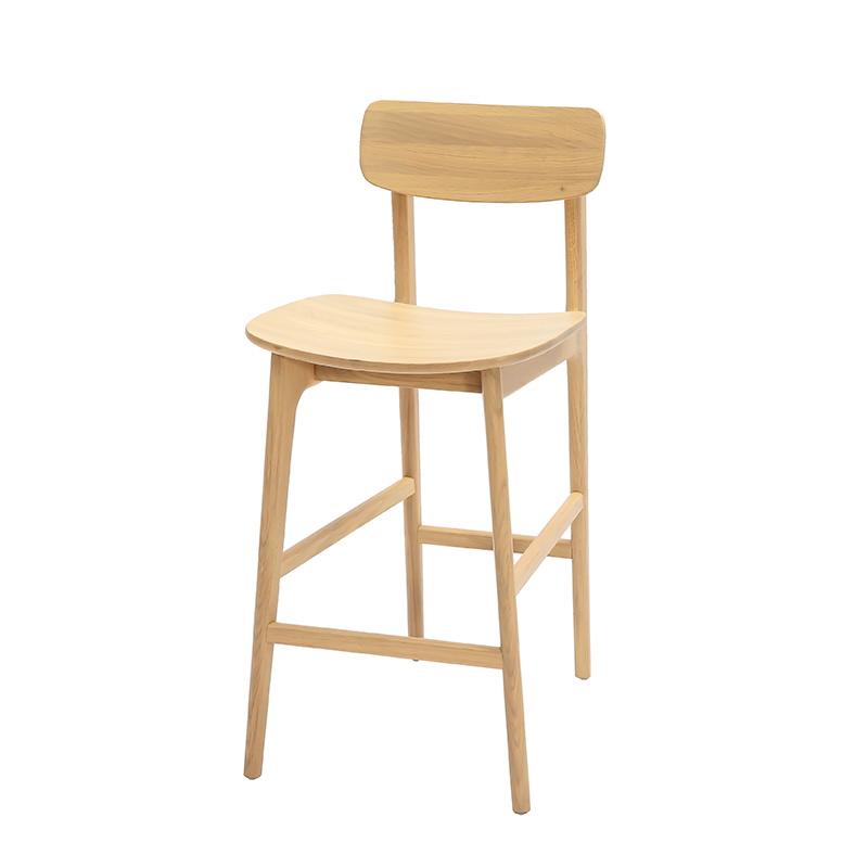 Arc Seat Dip Wood Barhocker mit Rückenlehne