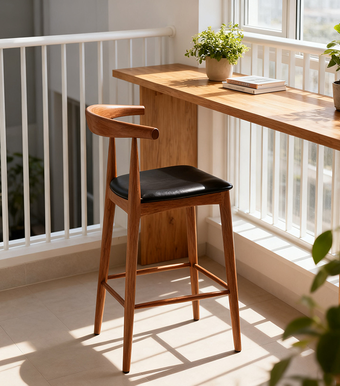 Barhocker aus Holz